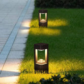 Lampadaire Extérieur Led Noir Hexagonal - Clowas.fr